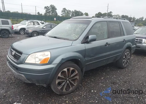2005 Honda Pilot Ex-L from USA, damaged, VIN 5FNYF18575B042472